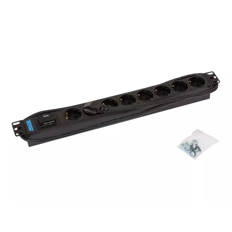 Surge Protector Triton RAB-PD-X08-A1 Black 8 AC outlets 230V 2m