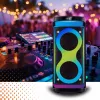 Portable speaker MANTA SPK0601B100, 100 W, Bluetooth, karaoke, wireless microphone, battery, equalizer, disco lighting