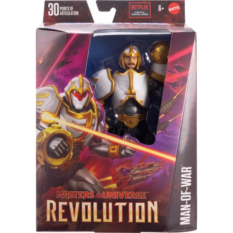 Action figure MATTEL Masters of the Universe Masterverse Revolution Man-Of-War Duncan, collectible 6-inch scale