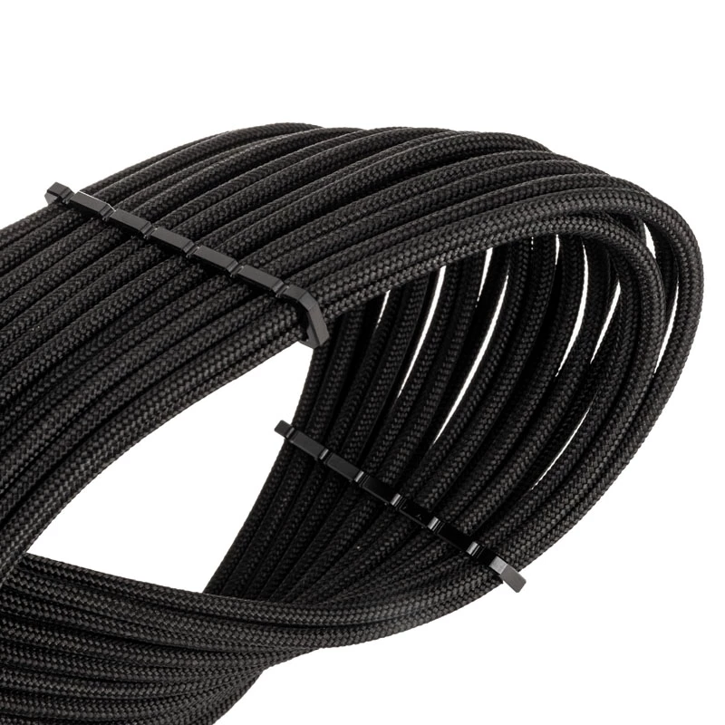 BitFenix Alchemy 4-Pin-ATX12V-Extension Cable, 45 cm, sleeved - black