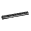 Bachmann 300.001 power extension 2 m 9 AC outlet(s) Indoor Black, Grey