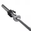 GO320 + ZG1000 Black Olympic Bar 14.8KG 1830MM Hms With Jaw Black Lock Clamps
