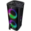Portable speaker SVEN PS-950, black, power output 2x80W (RMS), TWS, Bluetooth, IPx4, FM, USB, microSD, LED-display, lithium battery