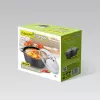 Maestro MR-4624C Pot with lid 24 cm 4 l Black