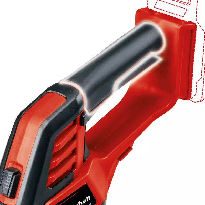 Einhell GE-CG 18/100 cordless grass shear 8 mm 18 V Lithium-Ion (Li-Ion) Black, Red