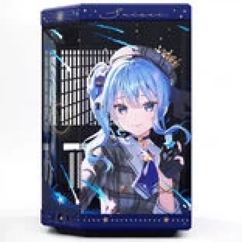Computer Case HYTE Y70 Hoshimachi Suisei blue Tempered Glass — mid-tower ATX chassis with tempered glass panels