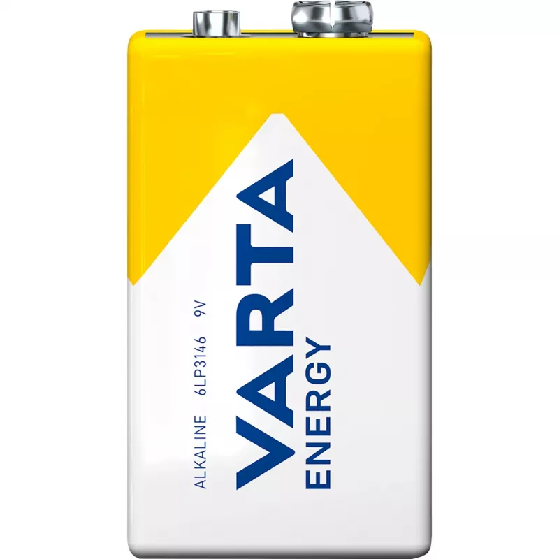 Battery Varta ENERGY 9 V Alkaline — 9 V, 48.5 mm height, 46 g, 1 pc