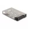 Delock - Mobiles Speicher-Rack - schmaler Schacht - 5,25 bis 2 x 2,5 (13,3 cm bis 2 x 6,4 cm) - Schwarz (47019)