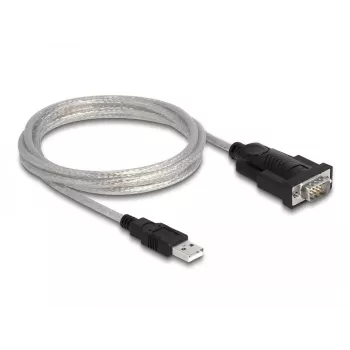 DeLOCK Adapter USB 2.0 Type-A to Serial RS-232 D-Sub 9 + D-Sub 25