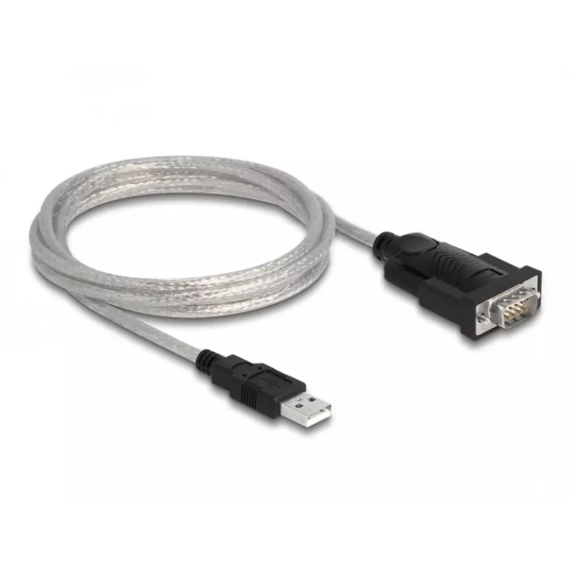 DeLOCK Adapter USB 2.0 Type-A to Serial RS-232 D-Sub 9 + D-Sub 25