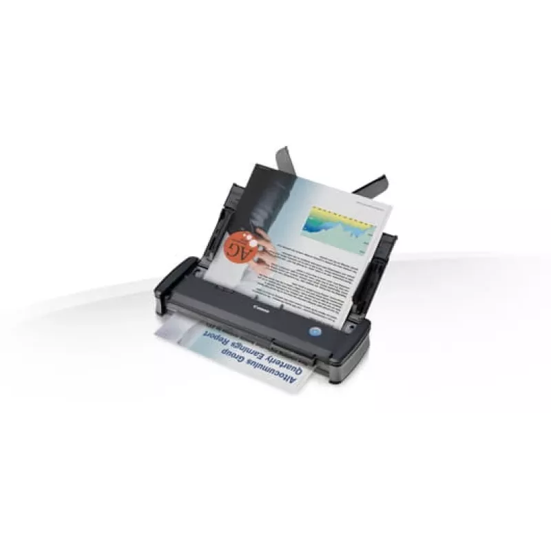 Canon imageFORMULA P-215II Portable Duplex Document Scanner, 216 x 1000 mm, 600 x 600 DPI, 24 bit, Sheet-fed scanner, Black, Grey, CMOS CIS