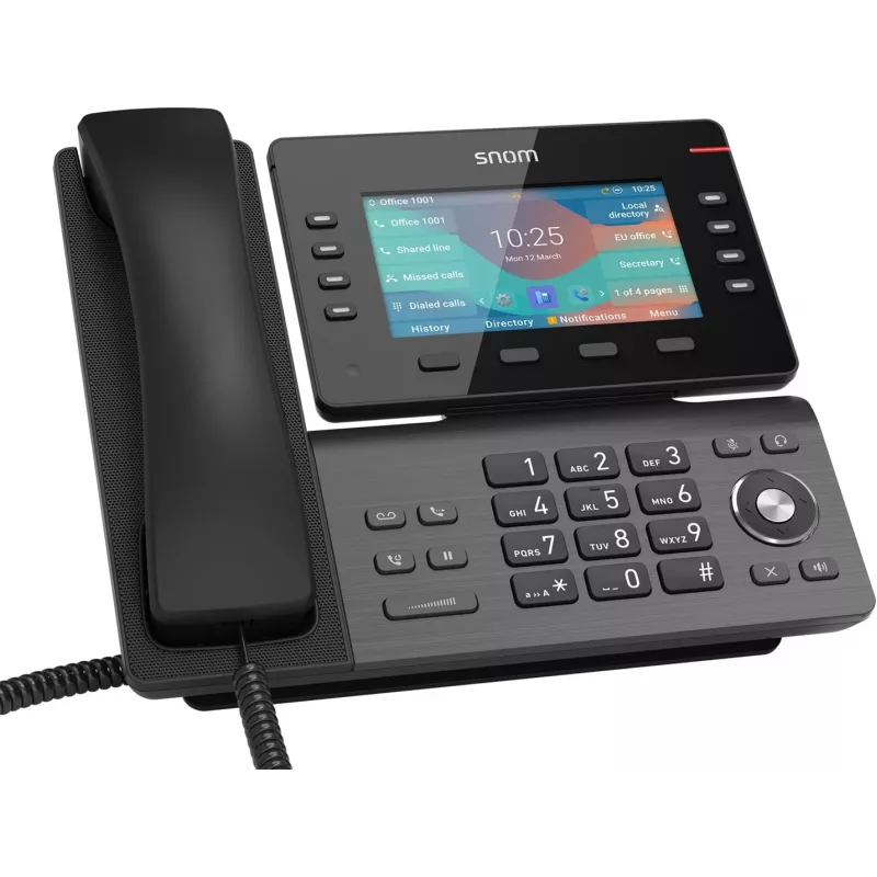 Snom D862 IP phone Black LCD