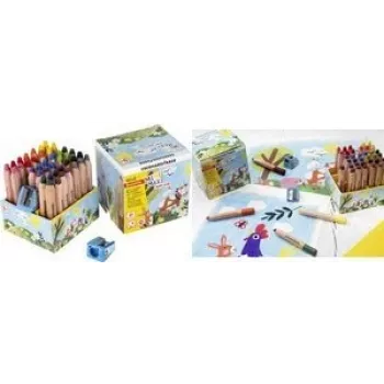EBERHARD FABER MiniMaxi 3in1 40er Box coloured pencils assorted colours, 40 pc(s) (518940)