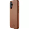 Mujjo Full Leather Case MagSafe Case for iPhone 17 Brown