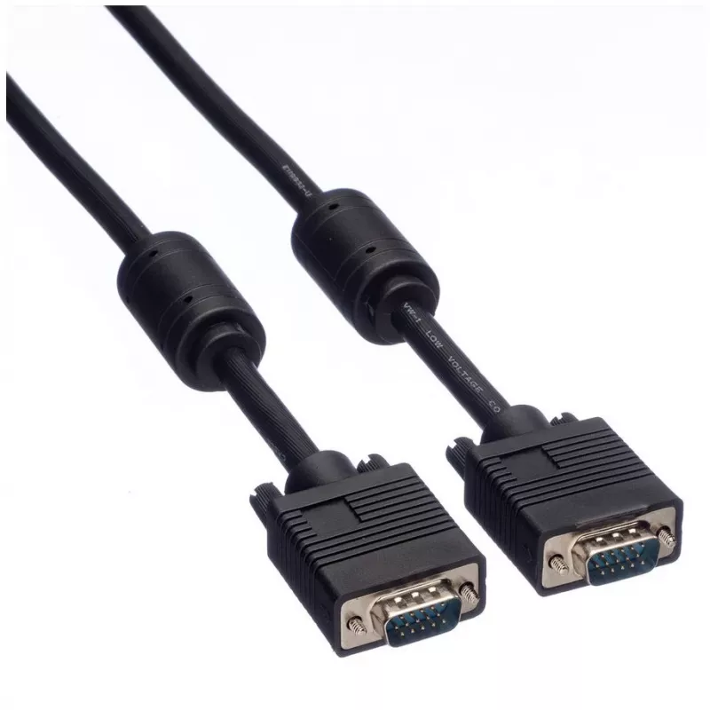 VGA Cable ROLINE High Quality Ferrite DDC HD15 M/M 20 m