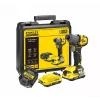 Electric screwdriver STANLEY SFMCF830D2K-QW 18V Li-Ion, 2 Ah x2, 3 gears, 203 N·m, 3200 RPM, LED, pistol handle