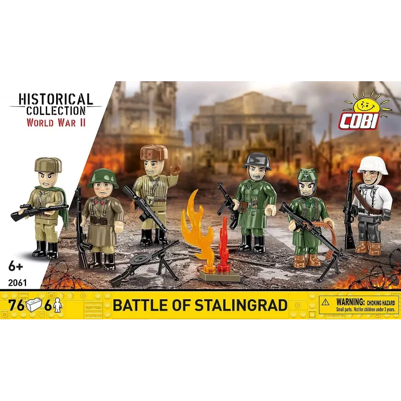 Cobi Building Blocks Battle of Stalingrad model set — 76 pieces, historical diorama