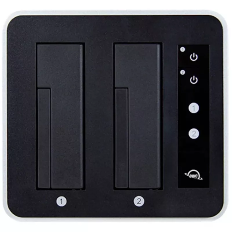 ∆OWC Drive Dock with USB-C (USB 3.1 Gen 2) Dual Drive Bay Solution