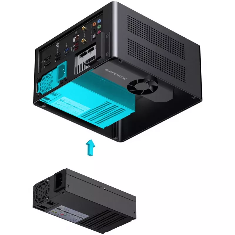 Jonsbo NV10 PC Enclosure, Mini-Enclosure, ITX - Black