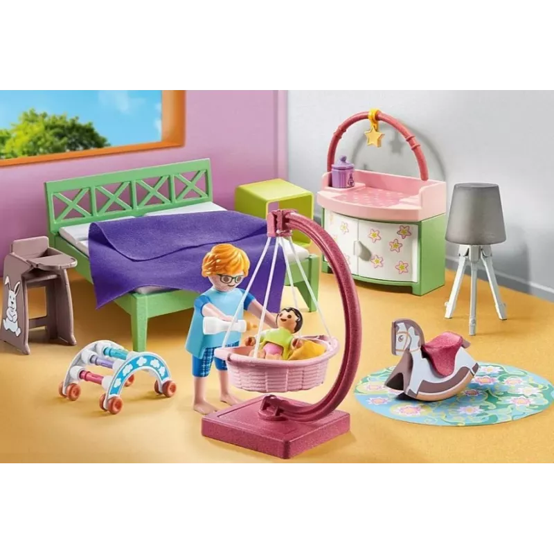 Figures set My Life 71609 Sleeping room with baby play corner