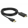 Video Cable Adapter DeLOCK 85318 DisplayPort to HDMI 3m Black