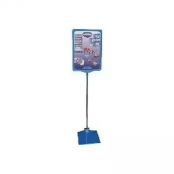 Display stand Franken PSM A4 03 metal base, A4 format, blue