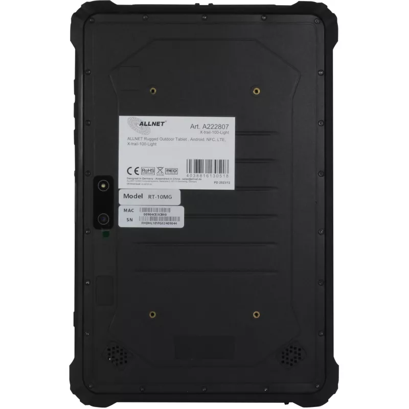 ALLNET Rugged Outdoor Tablet 10 inch 8GB 128GB Android NFC LTE X-trail-100-Light (X-trail-100-Light)