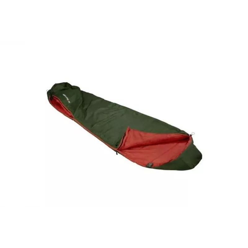 High Peak Lite Pak 1200 Mummy sleeping bag Polyester Green, Red 23263