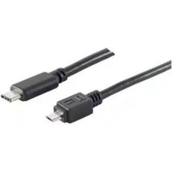 USB cable ShiverPeaks BS77145-3.0 USB 2.0 3m USB C Micro-USB B Black