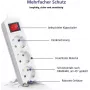 Power strip helos CLASSIC 3‑way 3.0 m with switch, model 262791