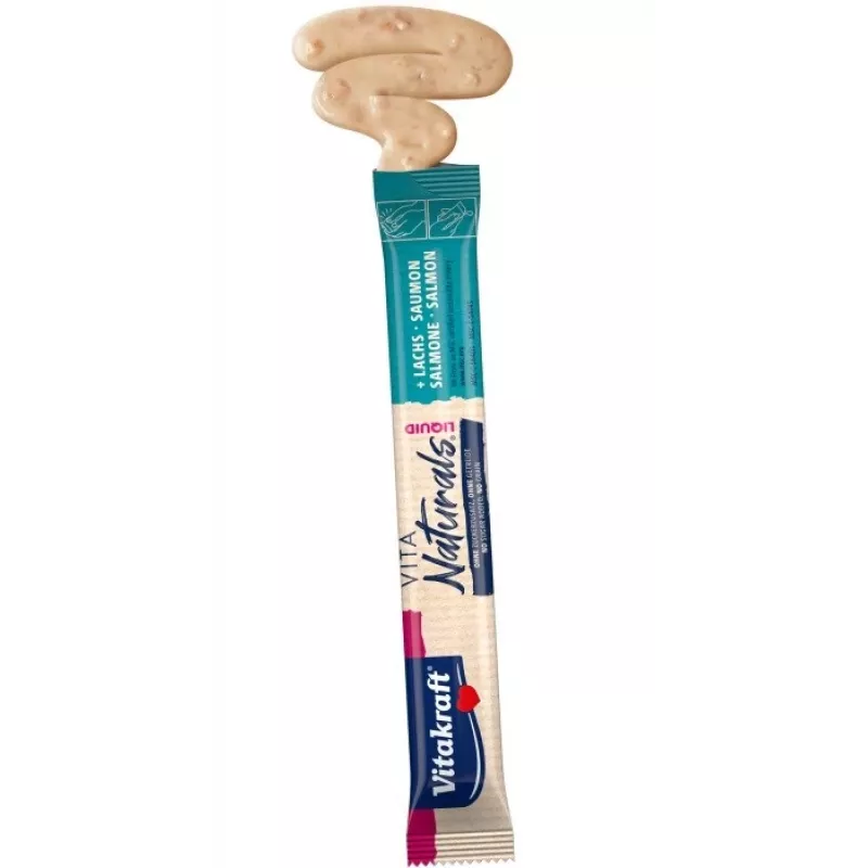 VITAKRAFT Vita Naturals Liquid Salmon - cat treats - 5 x 15g
