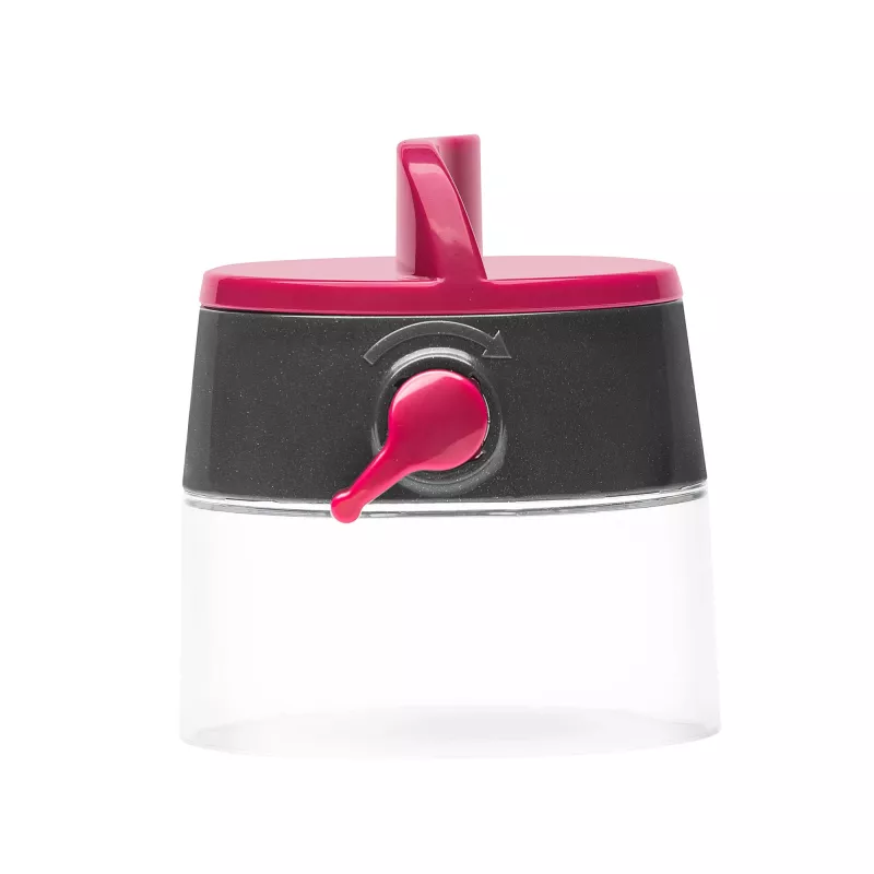 Manual food chopper JATA HMAQ4508 Black Pink Stainless steel blade