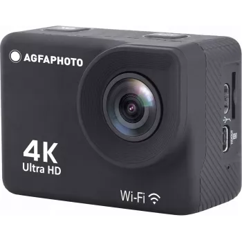 AgfaPhoto Action Cam Action Cam 4K, waterproof, Wi-Fi, slow motion/time lapse (AC9000BK)