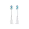 Toothbrush Replacement Heads ETA SoftClean pack of 2, soft bristles, blue and white