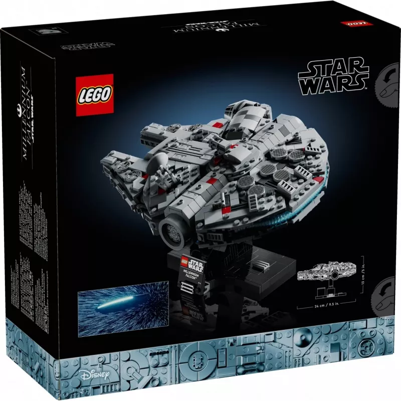 LEGO Star Wars Millennium Falcon 75375 model kit — 1351 pieces, 18+, 190×240×130 mm