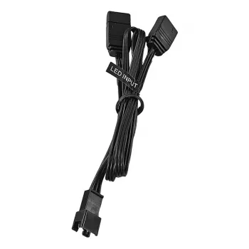 Phanteks PH-CB-DRGB3P_MB - 3-pin - 2 x Molex (3-pin) - straight - straight - Black - Hauptplatine (PH-CB-DRGB3P_MB)