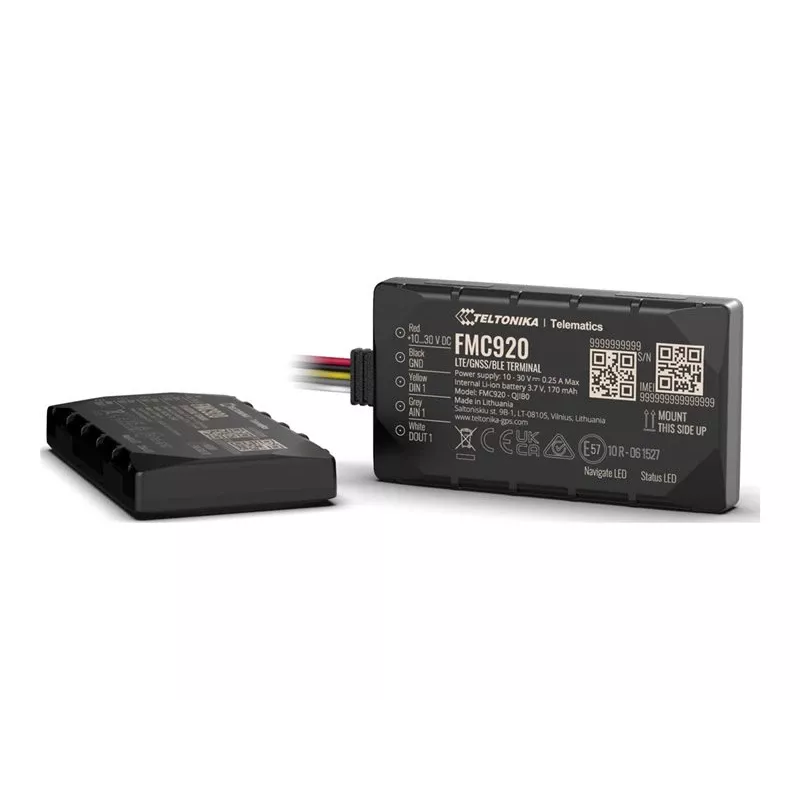 GPS Tracker Teltonika FMC920 4G LTE CAT 1 0.128GB Black