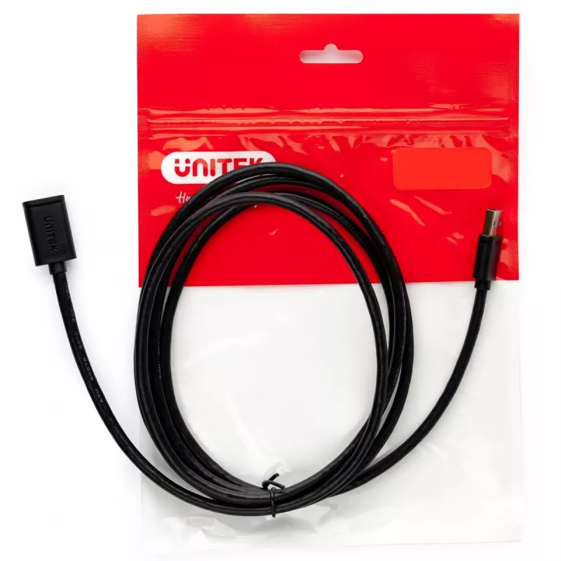 USB Cable UNITEK Y-C447GBK 0.5m USB 2.0 Black
