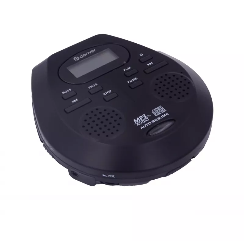 Portable CD player Denver DMP-395B Black MP3 playback LCD display