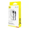 Baseus Dura USB Type A to Type C 60 W fast charging cable 2 m Black, Gold