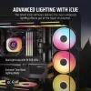 Fan Corsair iCUE LINK LX120-R RGB 12 cm Black 2400 RPM 3.8 mmH2O