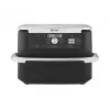 Ninja AF500EU fryer Double 10.4 L Stand-alone 2470 W Hot air fryer Black, Stainless steel