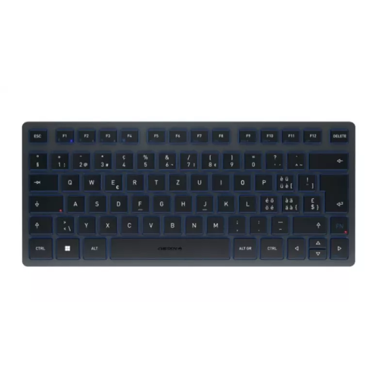 Bluetooth Keyboard CHERRY KW 7100 MINI BT QWERTZ Swiss Blue Wireless