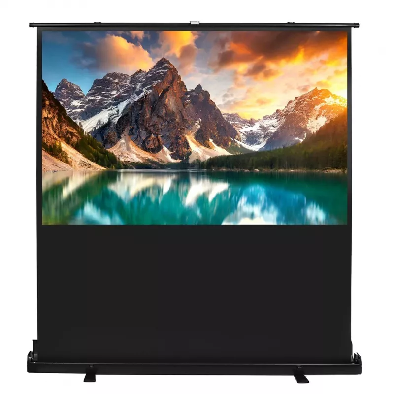 Maclean MC-213 Portable Projection Screen, Compact, Floor, 100, 16:10