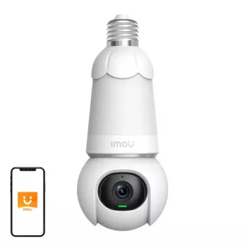 IP security camera IMOU IPC-S6DP-5M0WEB-E27 bulb form 5MP, 2.8mm lens, Wi‑Fi, MicroSD up to 256GB, 30m night vision