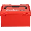 Toolbox FISCHER L-BOXX FLB 238 empty, red/black, modular storage case