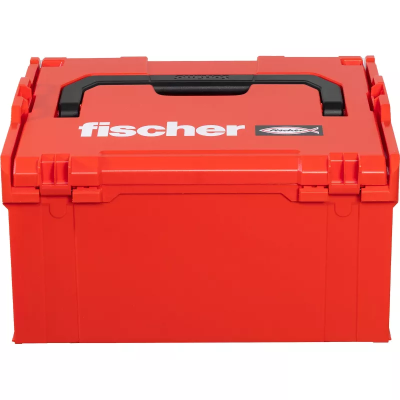 Toolbox FISCHER L-BOXX FLB 238 empty, red/black, modular storage case