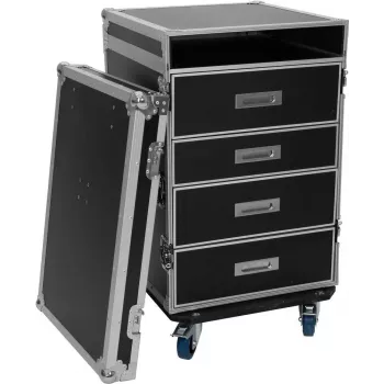 Drawer Case Roadinger WDS-2 with Wheels — Universal storage trolley for electronics and accessories
