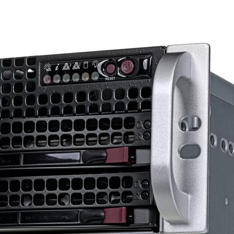 Server Case Supermicro 825TQC-R802LPB Rack Black