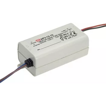 MEAN WELL APV-12-12 - 12W - 90 - 264V - 47 - 63 Hz - 30 ms - 1145,7h - White (APV-12-12)